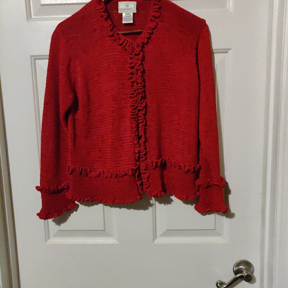 Vintage Susan Bristol size PL sweater cardigan